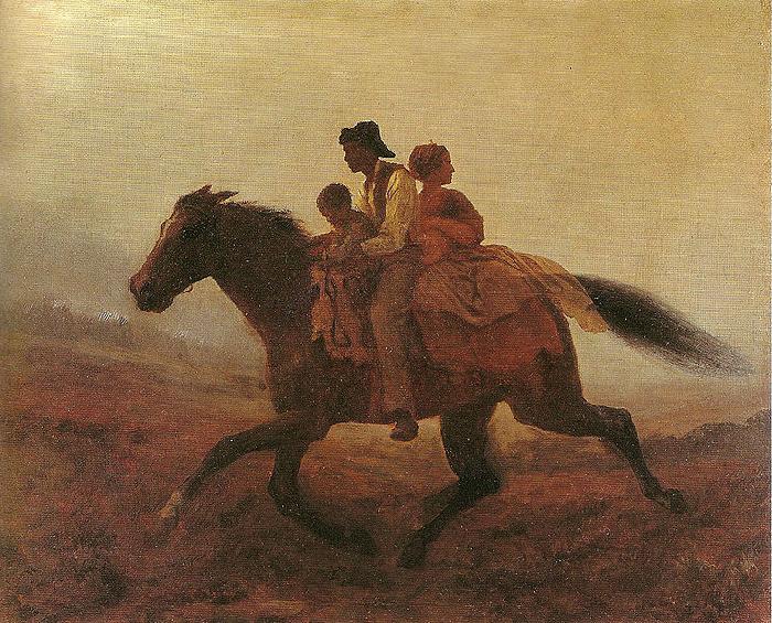 Eastman Johnson Fugitive Slaves oil painting image